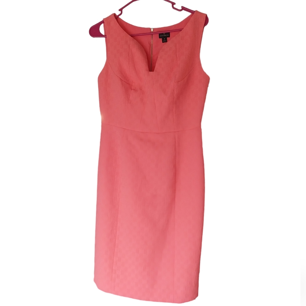 Women's coral size 6 cocktail dress. Worthington.